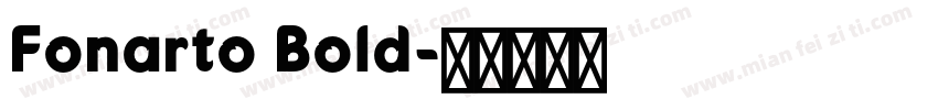 Fonarto Bold字体转换